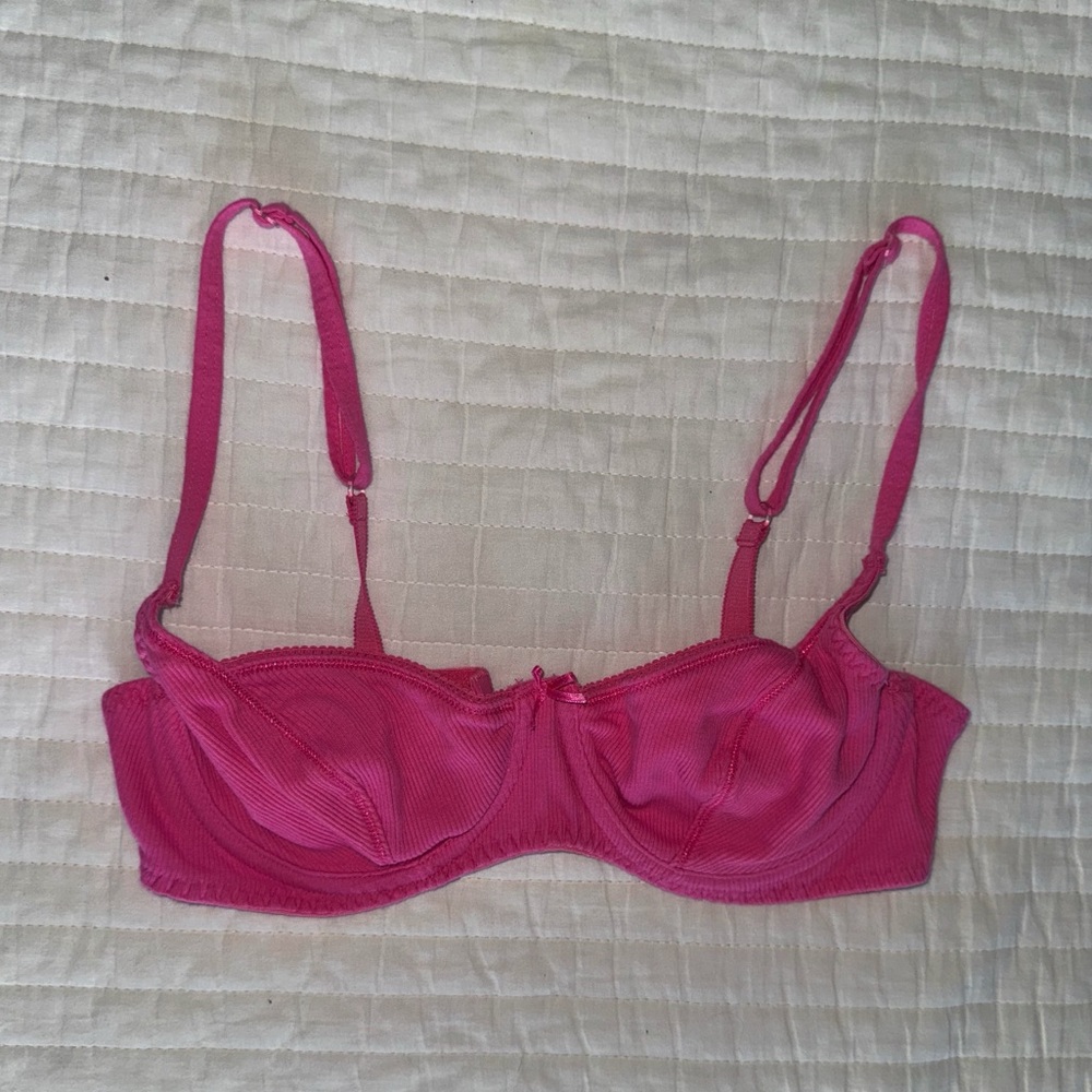 Pink Underwire Bra